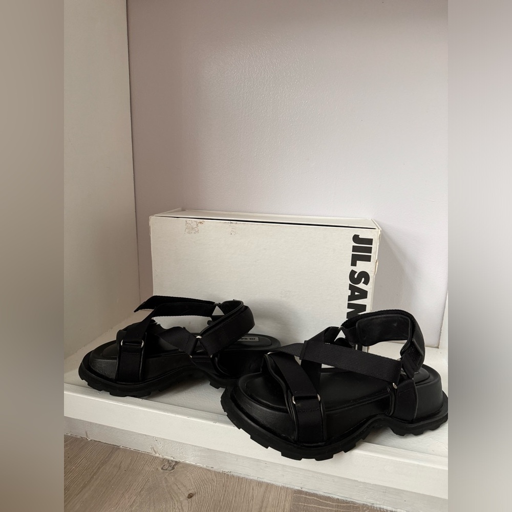 Jil Sander Recycled Webbing Sandals